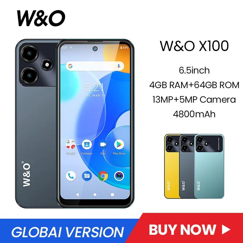 W & O ʹ 4G Ʈ,  ھ 4GB + 64GB, 6.528 ġ HD + ÷, ȵ̵ 10 ޴, ۷ι , X100, 13MP, 4800mAh